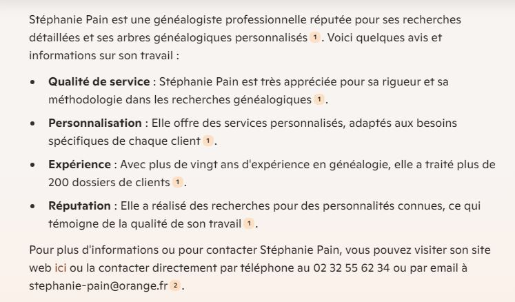 cadeau genealogie